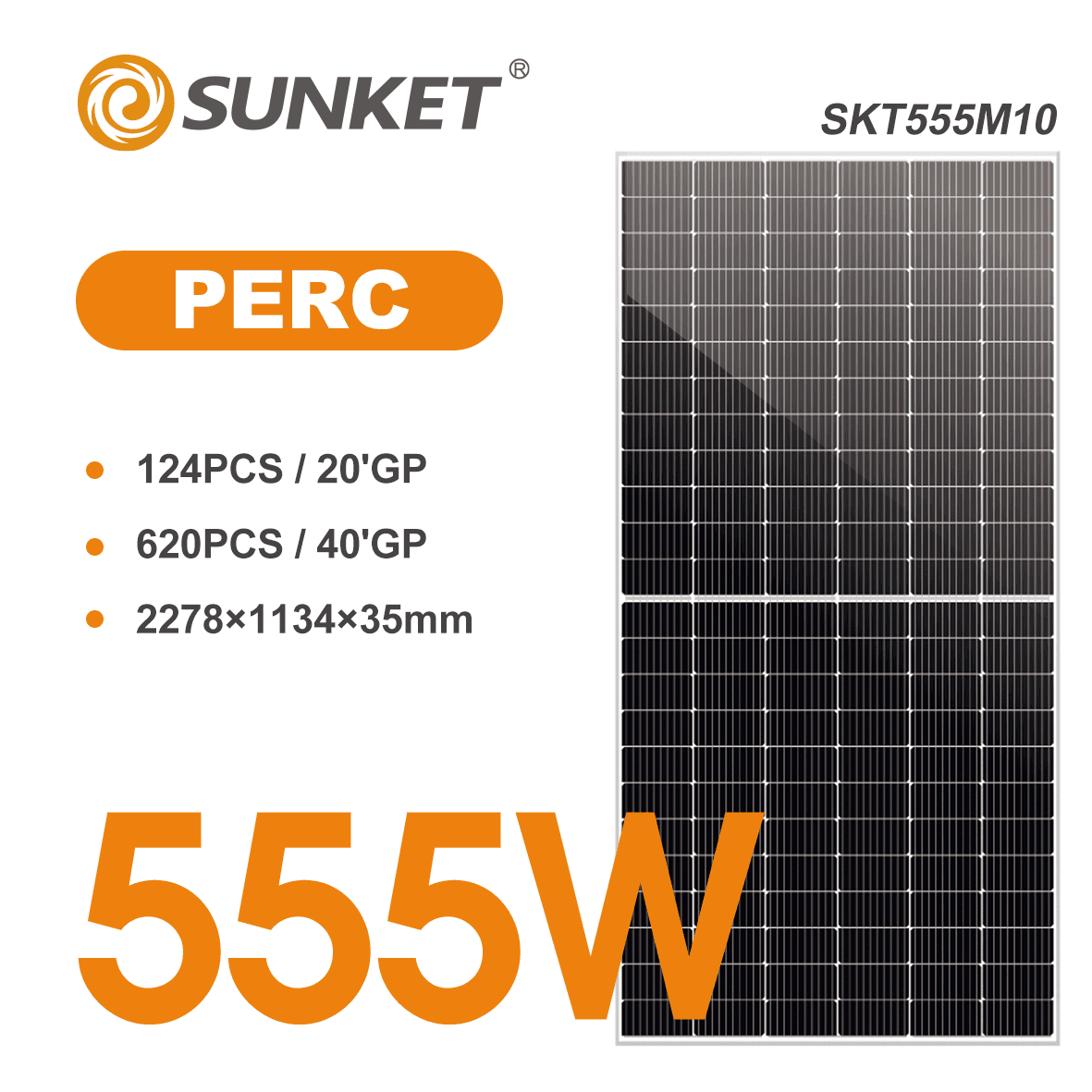 SKT530~555M10 (Double Glass)