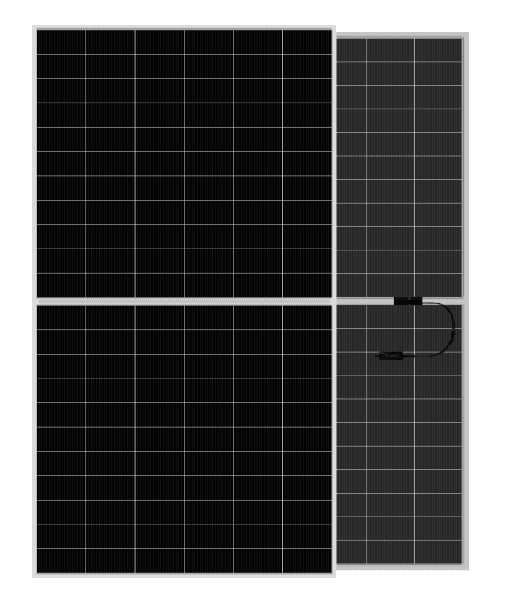GSD8R66T 600-630W Bifacial Dual Glass Half-cut ...