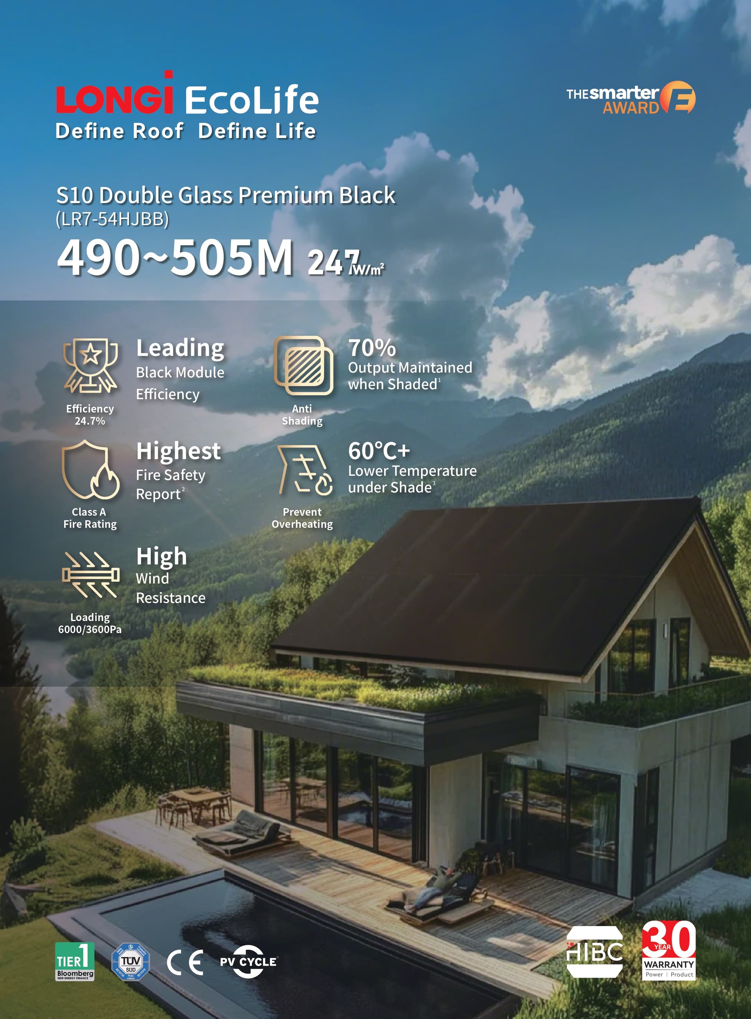 Ecolife LR7-54HJBB 490-505M