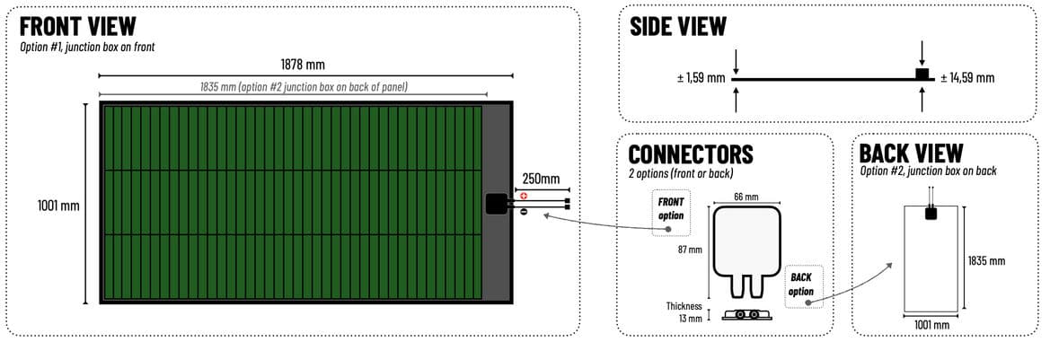 Solar Cloth (260-280Wp)
