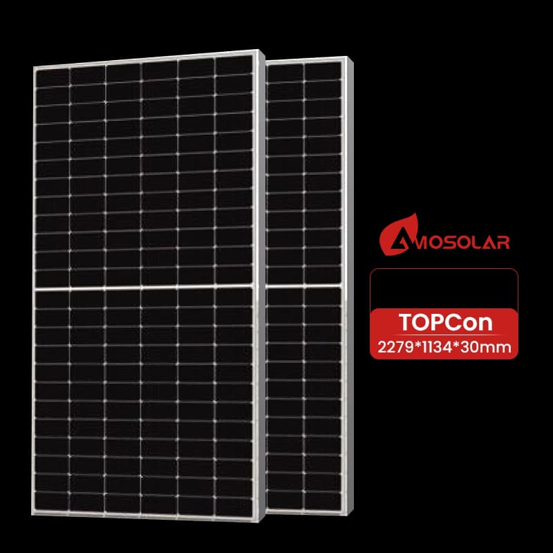AS595-620M10-144 Full Black Half-Cell PV Module