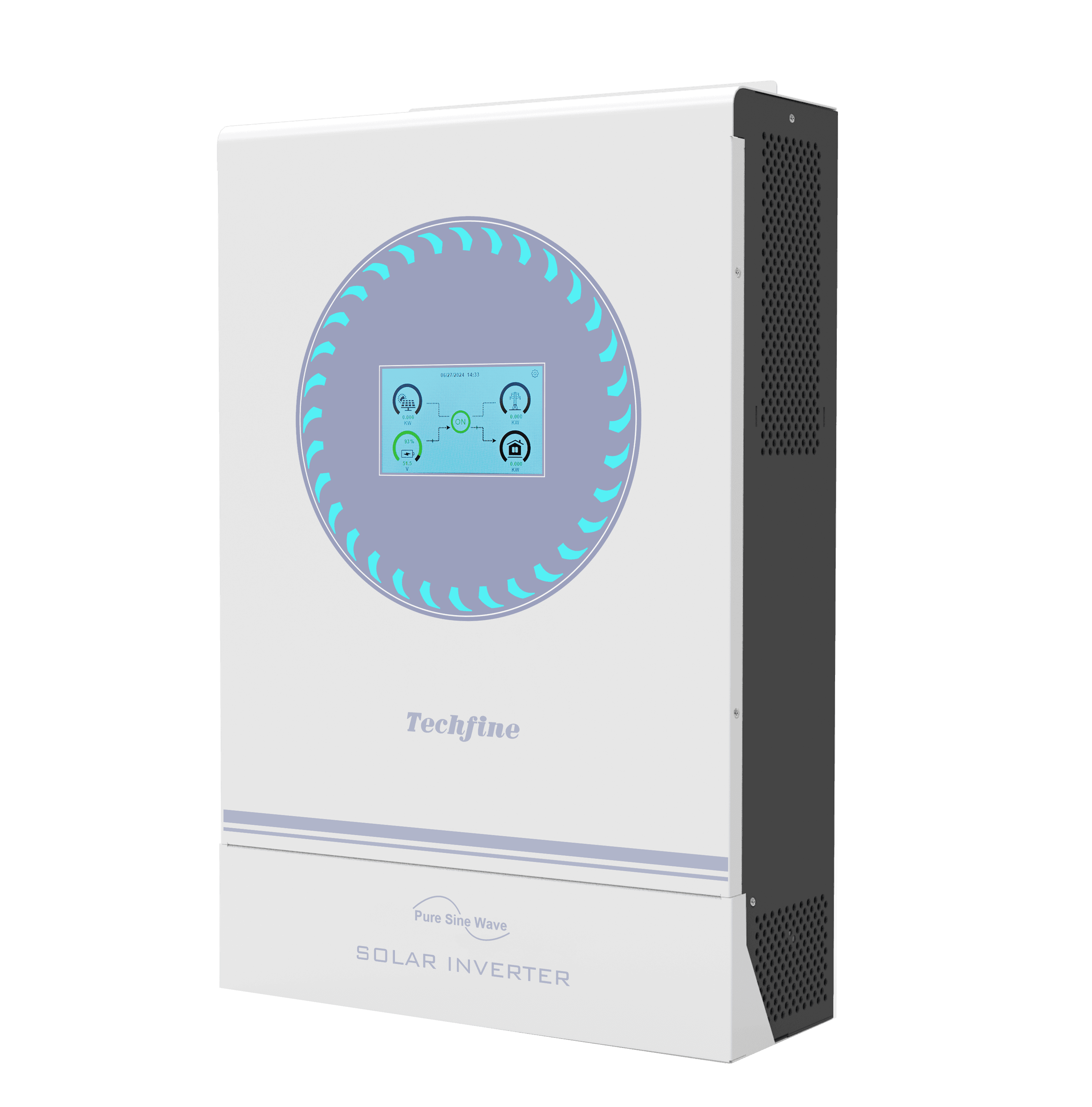 Touchscreen Hybrid Solar Inverter 3KW-6.2KW