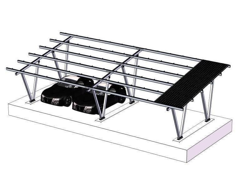 Carport Solar Mounting System All-aluminum carport solar mounting system