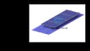 Adjustable Trapezoidal Clamp Metal Roof Mounting System