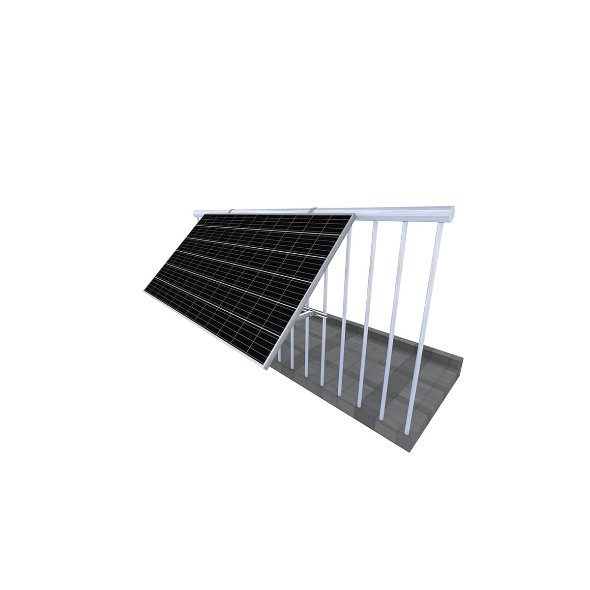 Balcony Solar Mounting Structure for Flexible Module