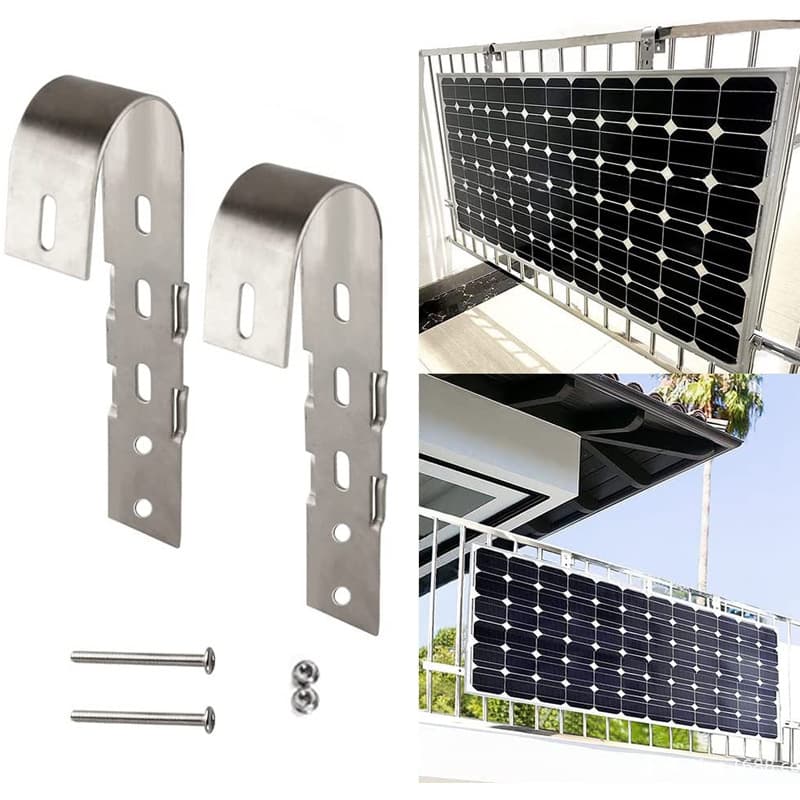 Balcony railing mounting system