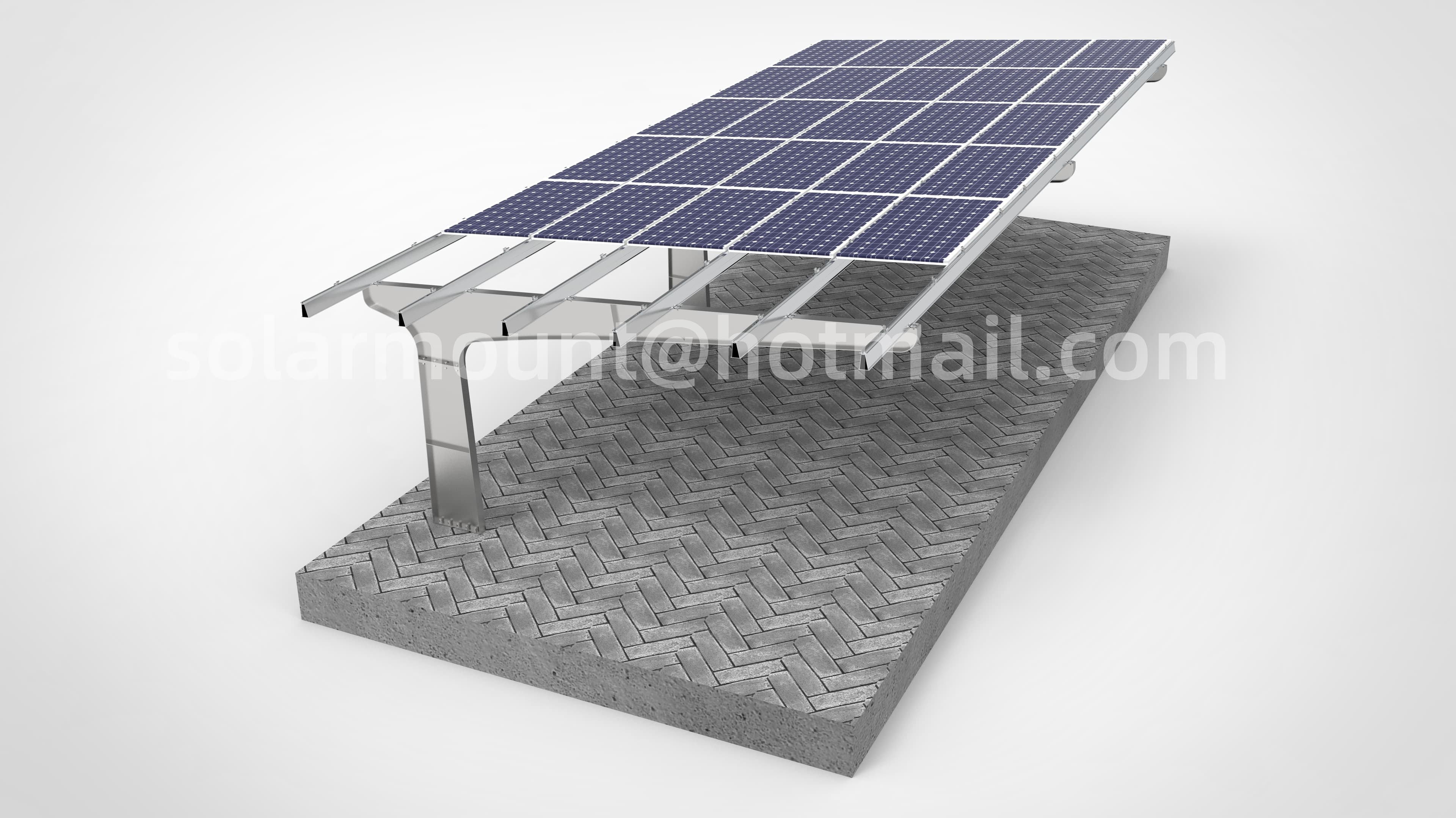 Cantilever Carport Solar Mount