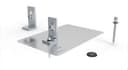 L Feet + Flashing Plate Shingle Roof Solar Mount
