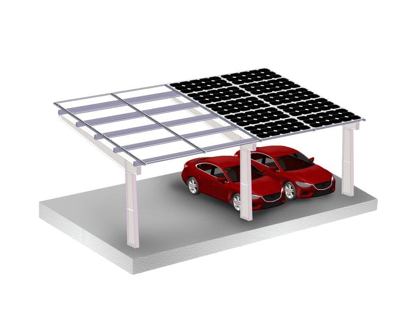 CL-03 Steel BIPV Waterproof Carport Mounting Sy...