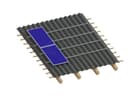 Trapezoidal n Metal Roof Solar Mounting System with Rail