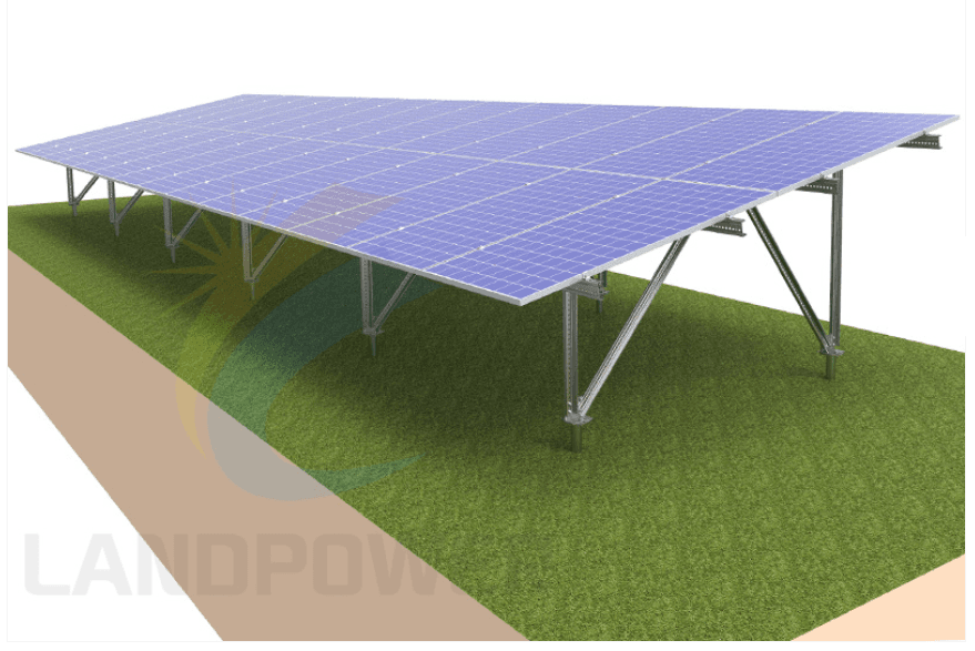 Ground Screw Steel Mounting Structure