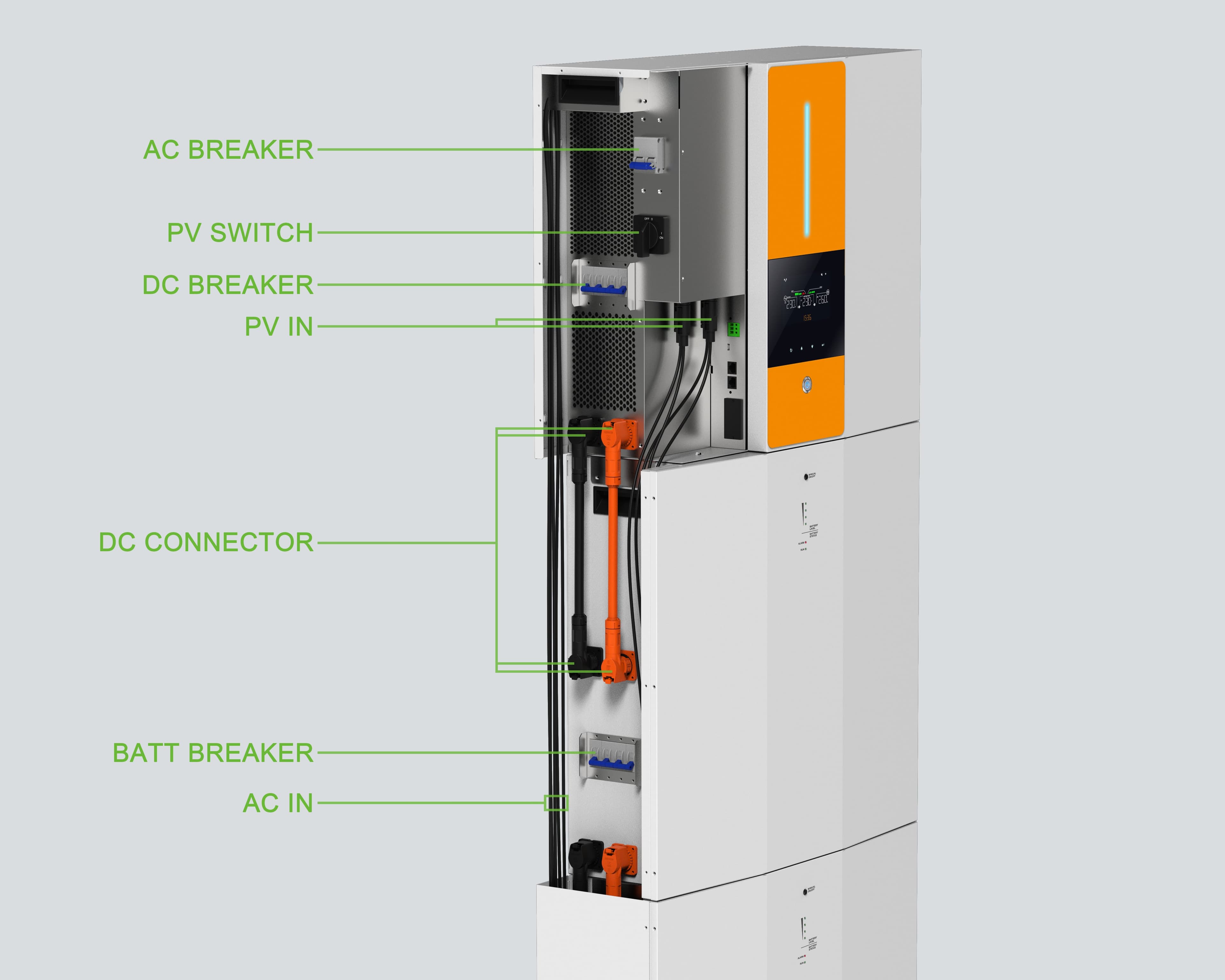 10kwh 20kwh 10kw 20kw All In One ESS Inverter A...