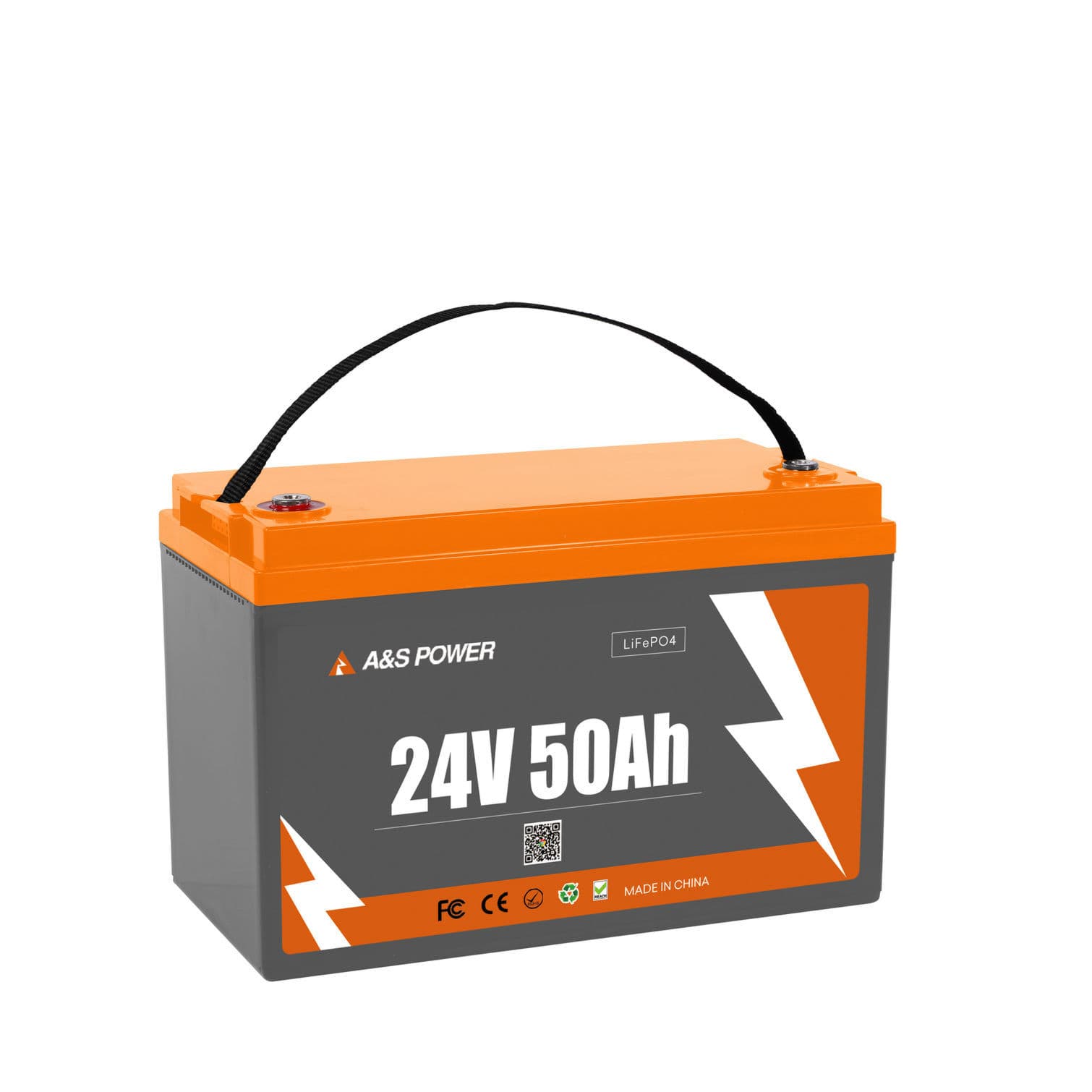 25.6V 50Ah LiFePO4 Batteries