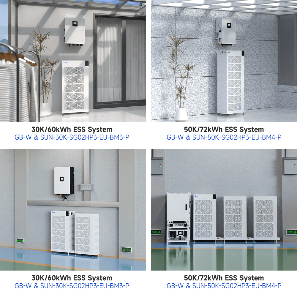 Deye ESS GB-W High Voltage Stacked Indoor C&I E...