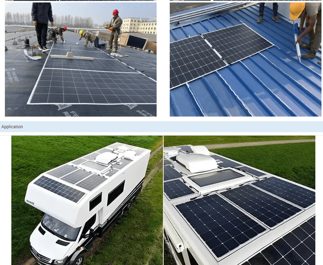DXsolar Flexible solar panel