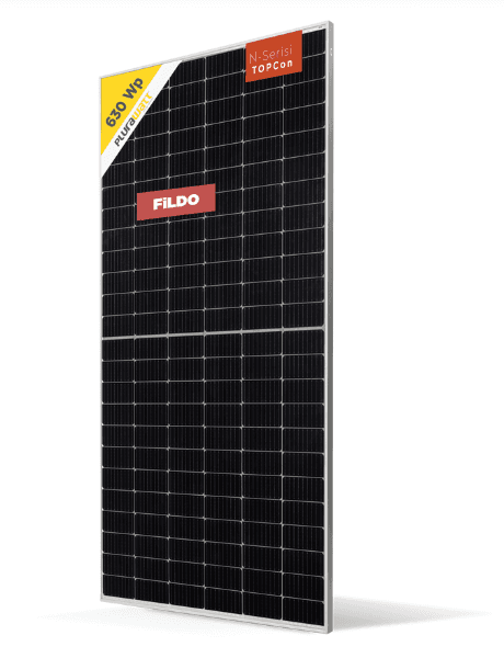 Fildo Bifacial TOPCon G2B Half-Cut 610-630W