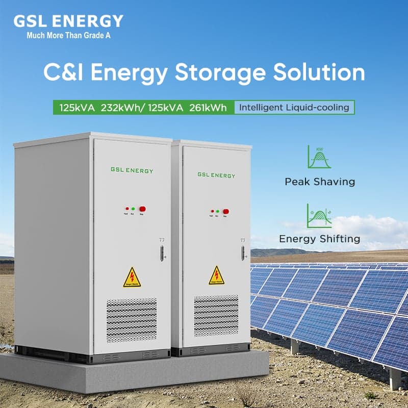 125kW 261kWh Liquid Cooling All-in-one Industri...