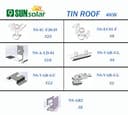 4KW Tin Roof Mounting System
