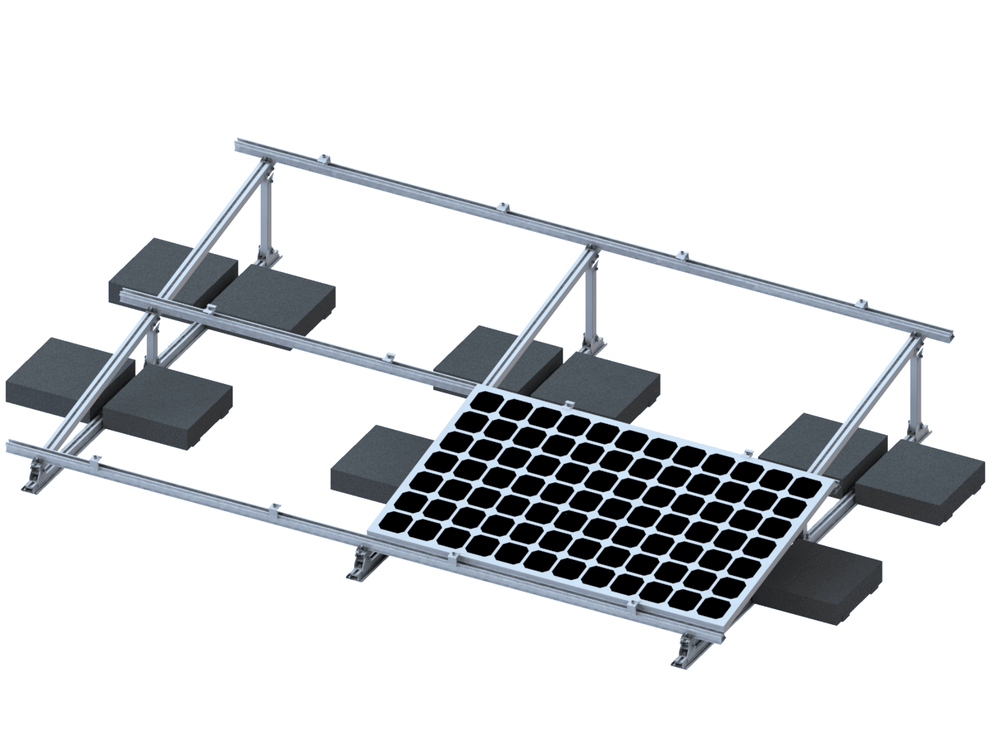 Concrete Roof Mounting - Ballasted Roof Mountin...