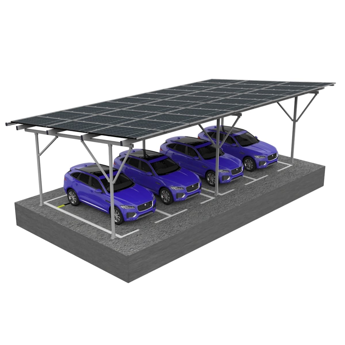 EAC-W Waterproof Solar Carport