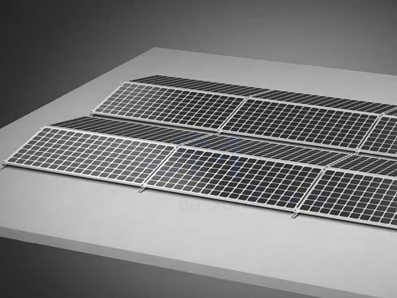Ballasted Racking Solar Roof Mounting System