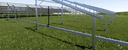 Ground Mounted Root system Parallel to the Slope