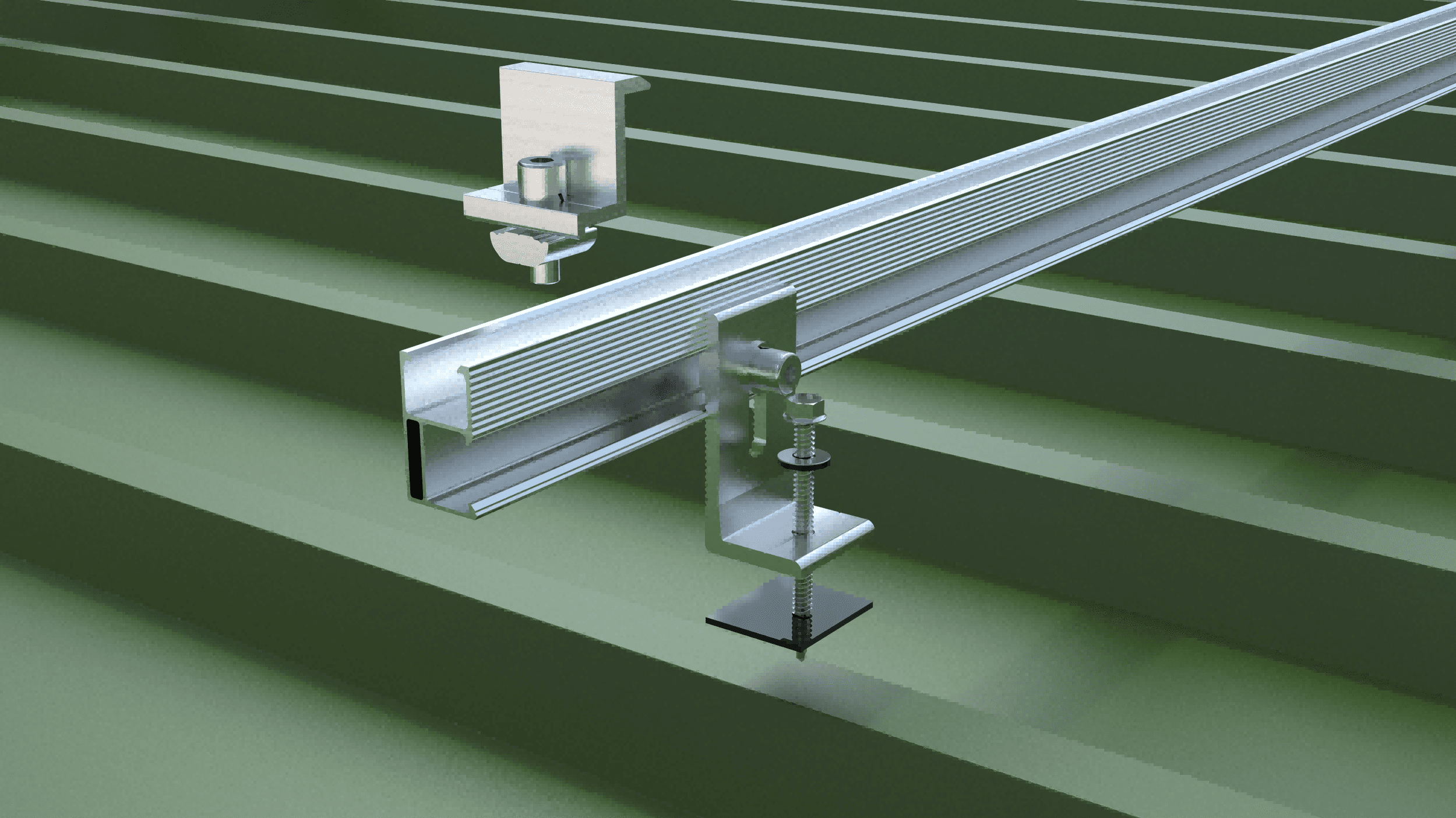 solar metal roof mount