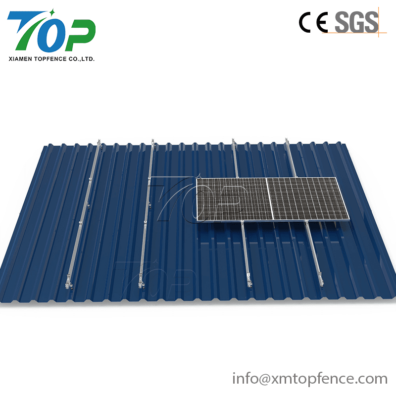 Solar Rooftop Mounting Structure with Hanger Bo...