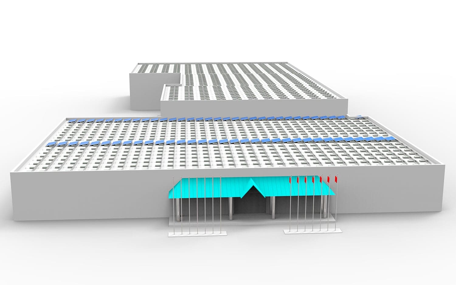 Ballasted solar mounts system