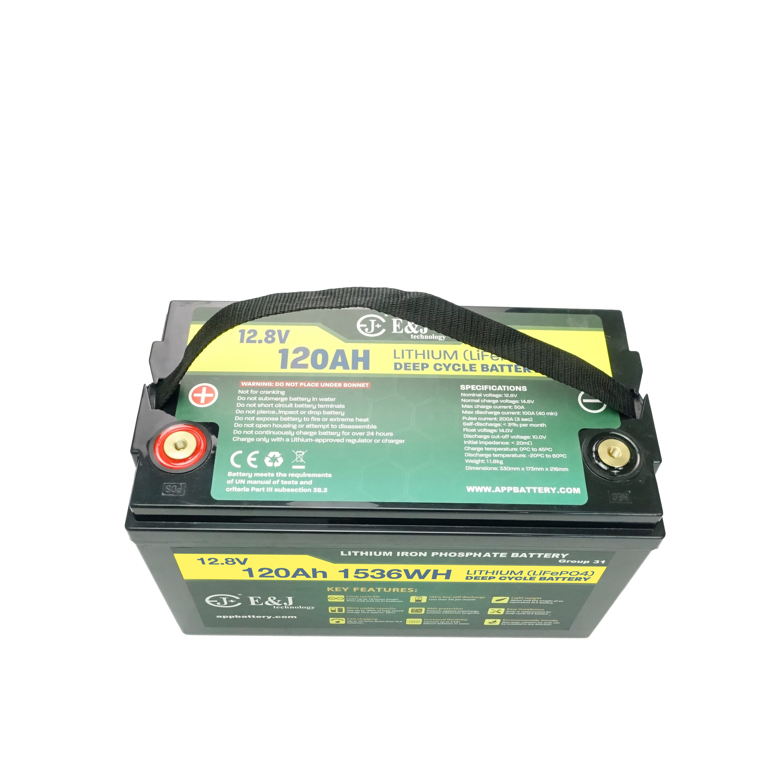 LiFePO4 120Ah 12V