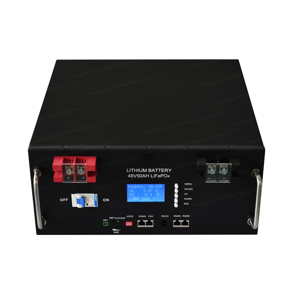 SIPANI Server Rack LiFePO4 Battery (24/48V 50/1...