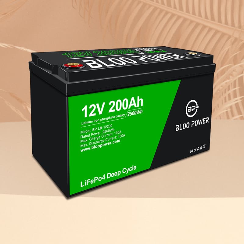 12V 200Ah Lithium ion Battery Pack
