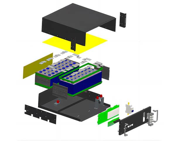 BLJ 5.12KWh 48/51.2V Rack Mount Lithium Battery