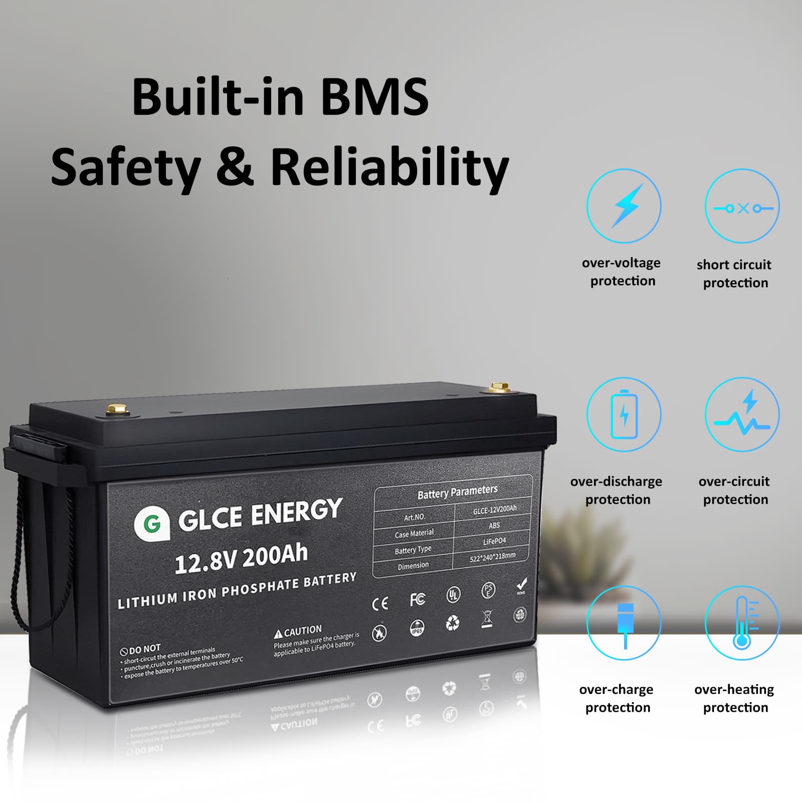 12V 200Ah