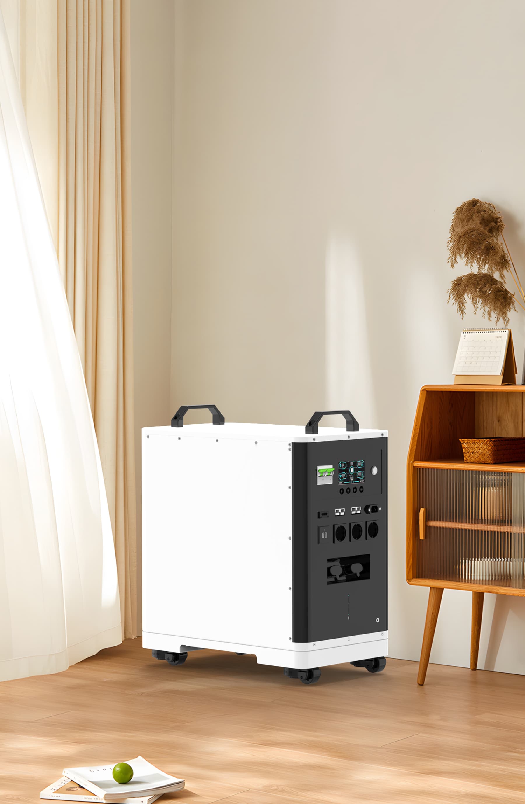 6.kW/6.6kWh Mobile All in one solar Battery en...