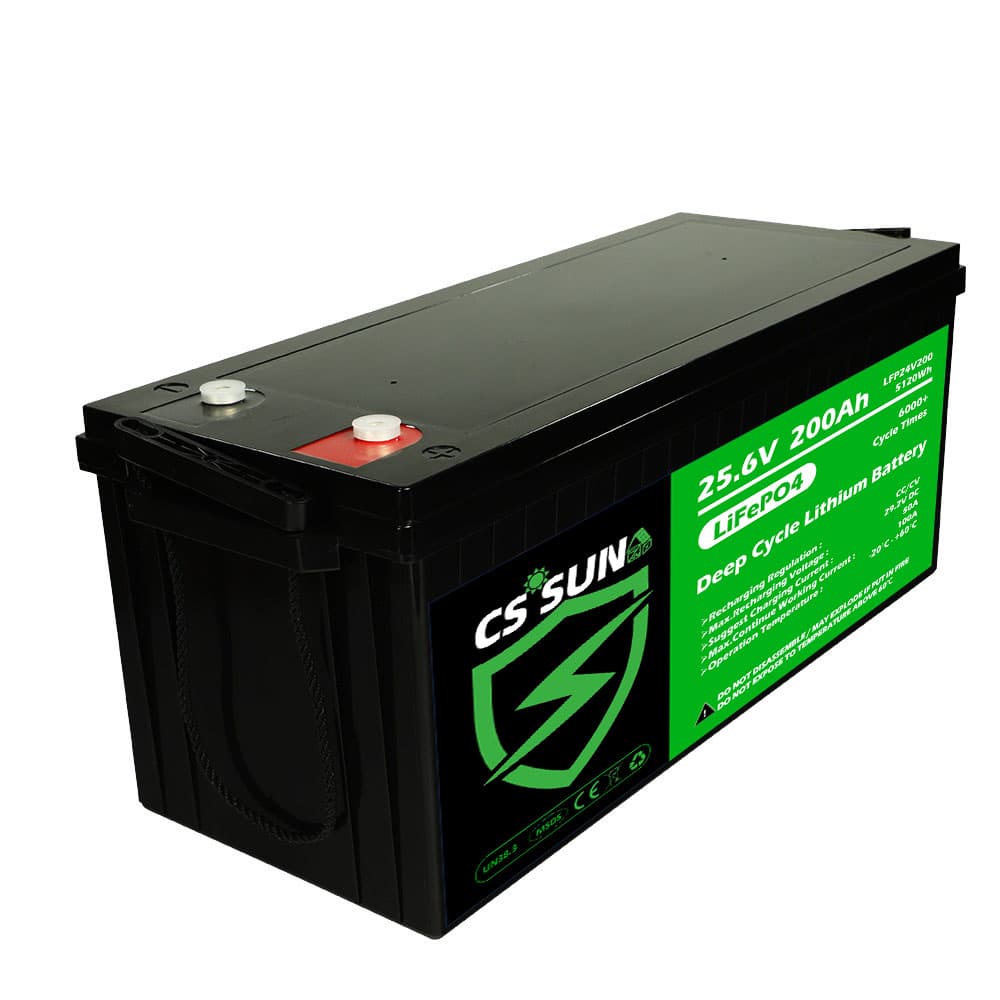 CSSUN LFP24V200 LiFePo4 Battery 24V 200Ah