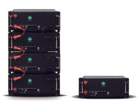 B4.8K-XRLA Racked Battery