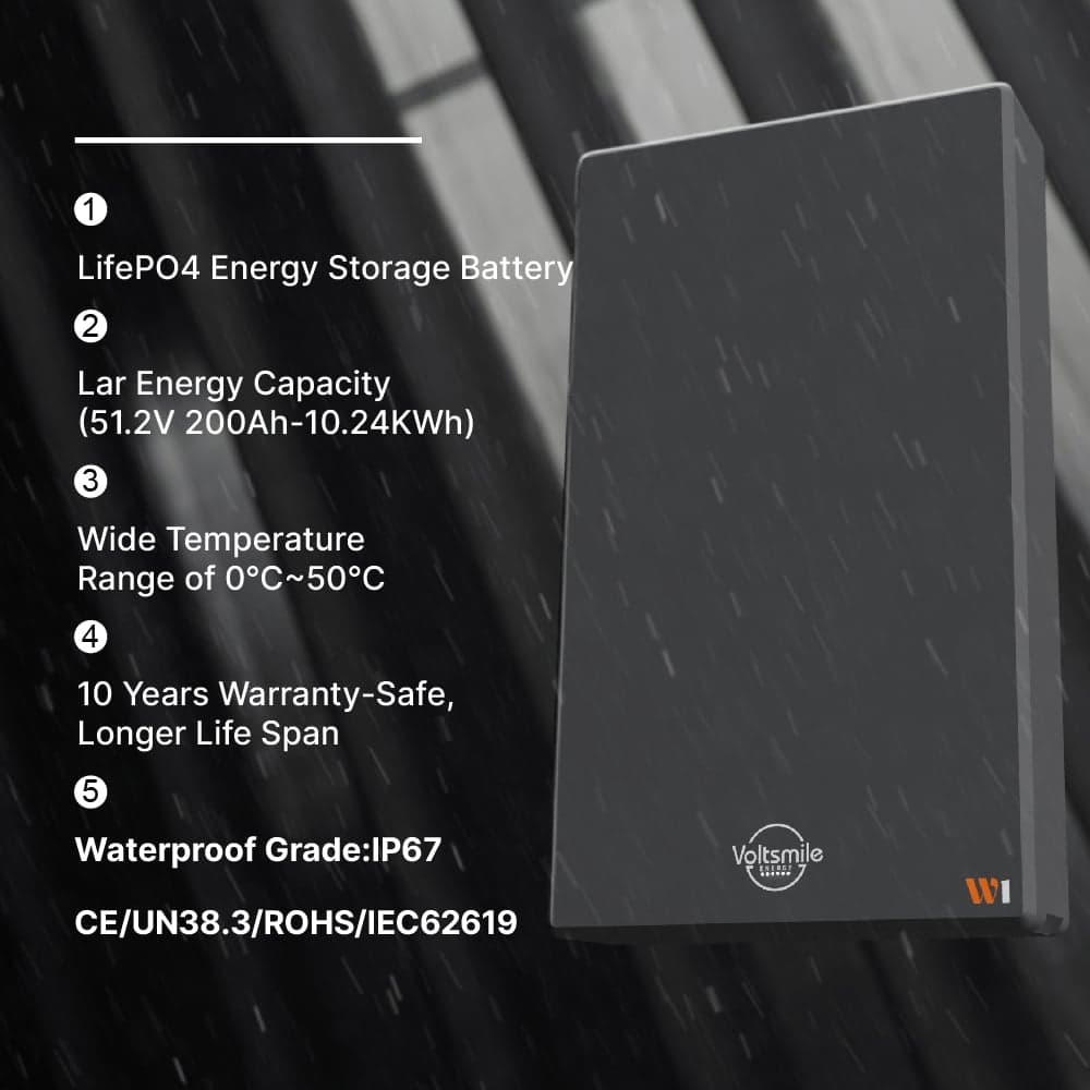 W Series LFP Low Voltage Wall-mounted Battery 1...