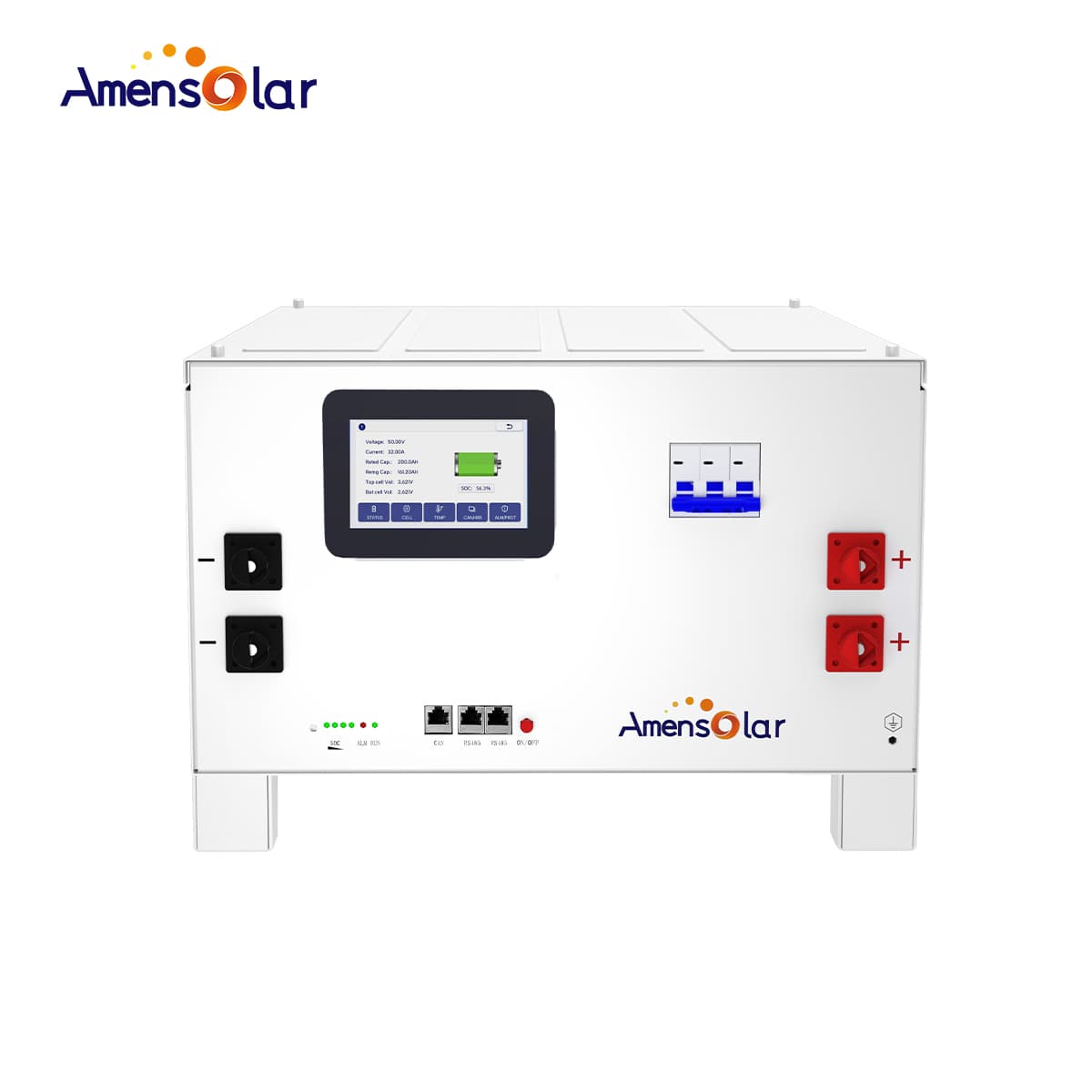 S52200 51.2V 10.24KWH Stack-mounted Lithium Battery