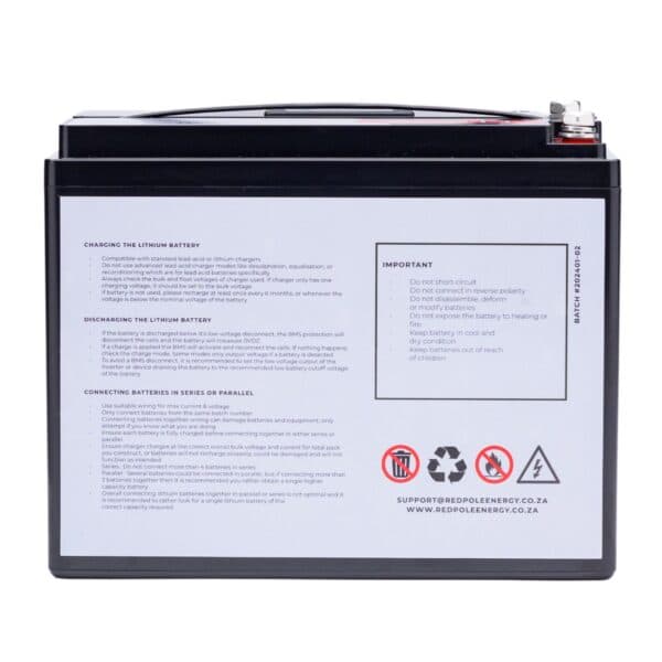 12V 60Ah 720Wh Lithium Battery
