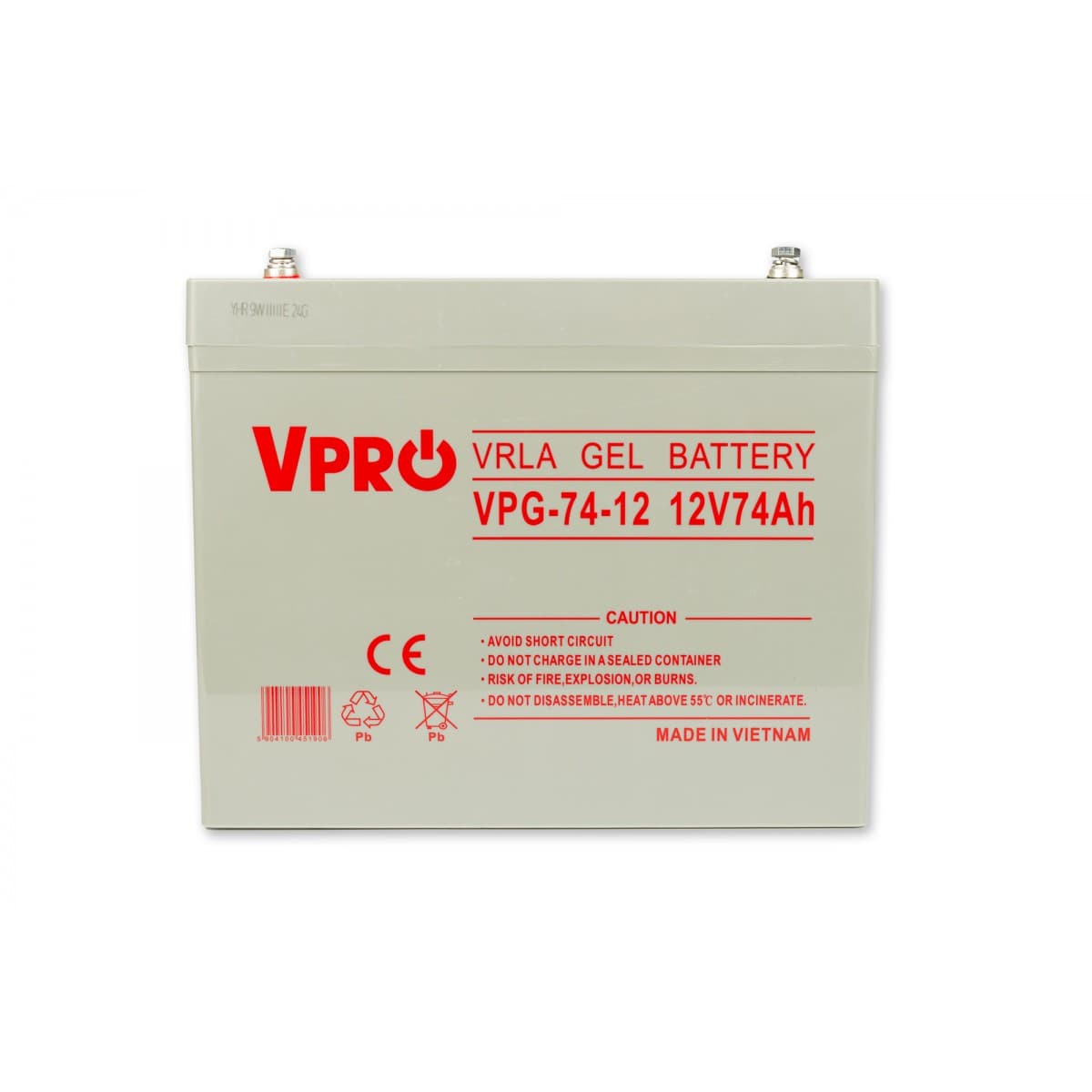 AKUMULATOR GEL VPRO PREMIUM 12V 74