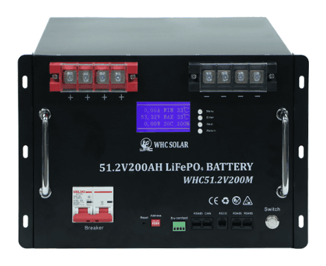 WHC-51.2V 200AhM Rack Mounted LiFePO4 Lithium B...