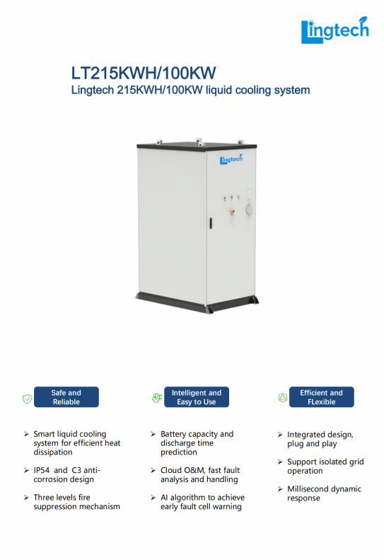 215KWH 100KW BESS