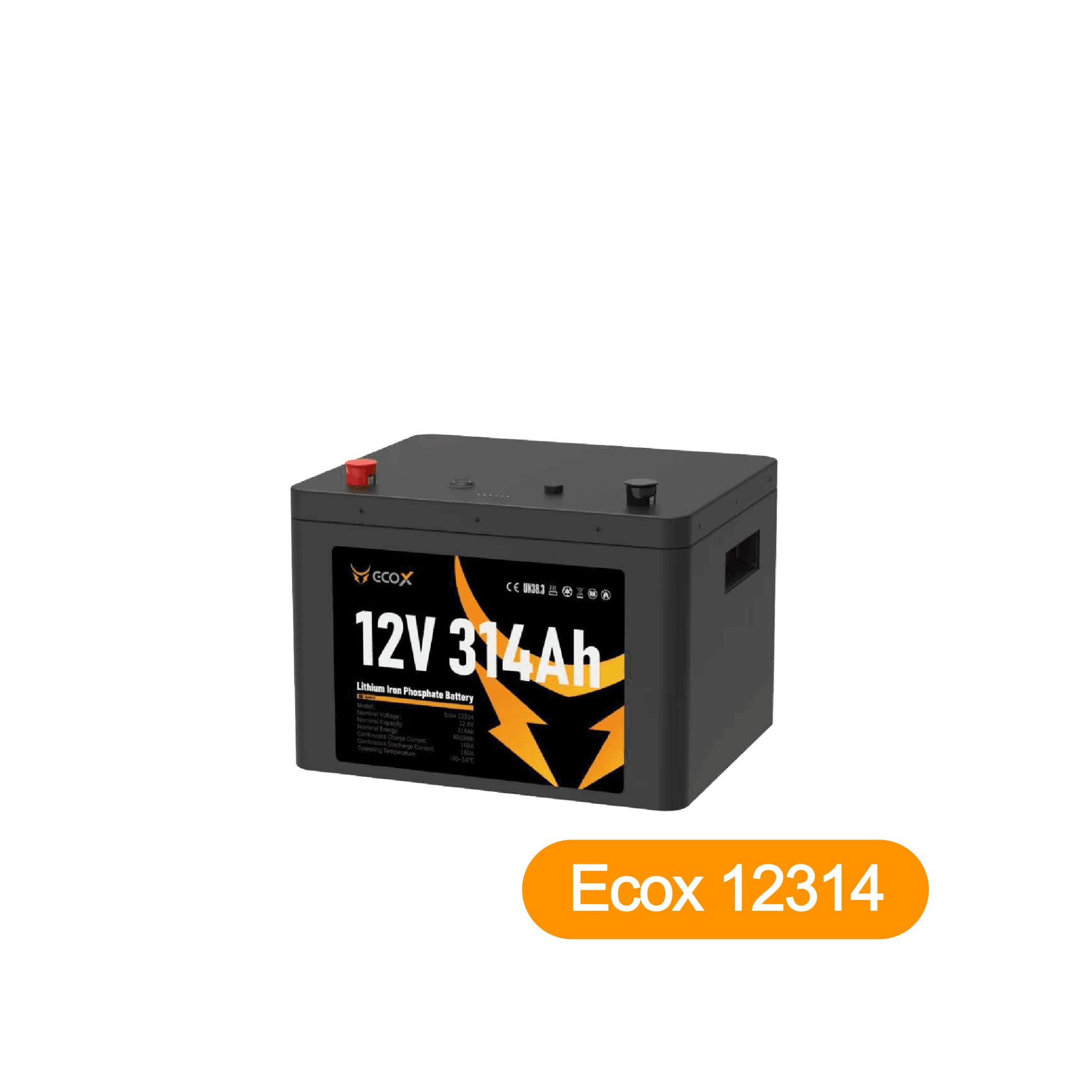 Ecox 12V Lifepo4 12V Battery