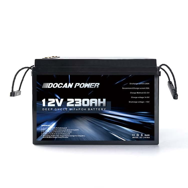 12v 230ah Lifepo4 battery Pack
